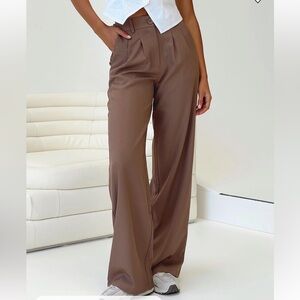 Princess Polly Brown Pants Size 6
